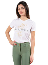 Load image into Gallery viewer, T-shirt da donna "Peonia" D·ISTINTO shop del cavallo