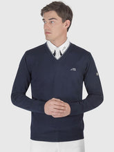 Carica l'immagine nel visualizzatore di Gallery, Maglione da uomo "Calroi" con scollo a V Equiline shop del cavallo
