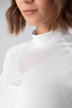 Carica l'immagine nel visualizzatore di Gallery, Polo concorso/allenamento da donna a maniche corte "Cannec" Equiline shop del cavallo