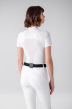 Carica l'immagine nel visualizzatore di Gallery, Polo concorso/allenamento da donna a maniche corte "Cannec" Equiline shop del cavallo