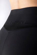 Carica l'immagine nel visualizzatore di Gallery, Leggings da donna con grip al ginocchio "Gadrikh Glamour" nero Equiline shop del cavallo