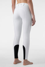 Carica l'immagine nel visualizzatore di Gallery, Pantaloni da donna a vita alta beige "Endrrakh" grip al ginocchio Equiline shop del cavallo