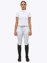 Carica l'immagine nel visualizzatore di Gallery, Polo concorso da bambina a manica corta "Jersey button" Cavalleria Toscana shop del cavallo