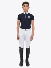 Carica l'immagine nel visualizzatore di Gallery, Polo concorso da bambino maniche corte "Bubble CT" Cavalleria Toscana shop del cavallo