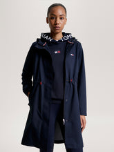 Carica l'immagine nel visualizzatore di Gallery, Giacca anti pioggia "Washington" lunga blu Tommy Hilfiger shop del cavallo