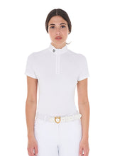 Load image into Gallery viewer, Polo concorso da donna manica corta Equestro shop del cavallo