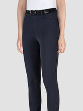 Carica l'immagine nel visualizzatore di Gallery, Pantaloni da bambina blu "Jinak" grip al ginocchio shop del cavallo