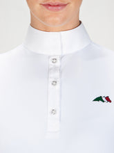 Carica l'immagine nel visualizzatore di Gallery, Polo concorso da donna modello "X-fit Isabel" a maniche corte Equiline shop del cavallo