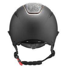 Carica l&#39;immagine nel visualizzatore di Gallery, Casco visiera larga &quot;Nettuno&quot; nero Tattini shop del cavallo
