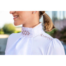 Carica l&#39;immagine nel visualizzatore di Gallery, Plastron &quot;Abby&quot; rose-gold Hkm shop del cavallo
