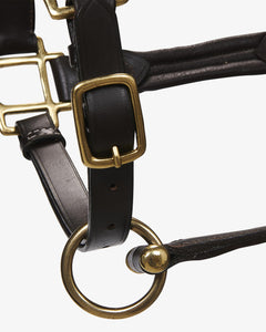 Capezza in cuoio marrone Equestro shop del cavallo