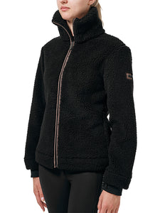 Felpa Teddy da donna "Black Mocha" Equestrian Stockholm shop del cavallo