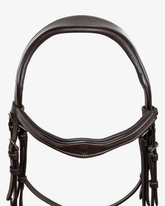 Testiera anatomica nera Equestro shop del cavallo