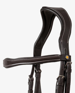 Testiera anatomica nera Equestro shop del cavallo