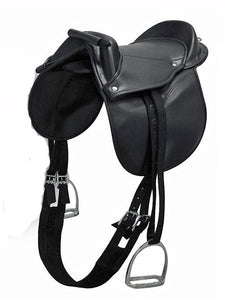 Sella pony nera shop del cavallo