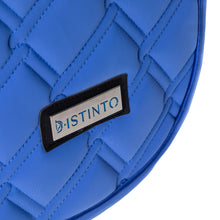 Load image into Gallery viewer, Sottosella con cuffia da dressage blu iris &quot;Aura&quot; D·ISTINTO shop del cavallo
