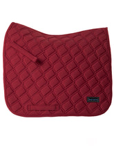 Carica l&#39;immagine nel visualizzatore di Gallery, Sottosella con cuffia da dressage cabernet &quot;Aura&quot; D·ISTINTO shop del cavallo
