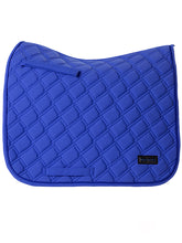Load image into Gallery viewer, Sottosella con cuffia da dressage blu iris &quot;Aura&quot; D·ISTINTO shop del cavallo
