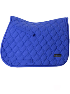 Sottosella con cuffia da salto blu iris "Aura" D·ISTINTO shop del cavallo