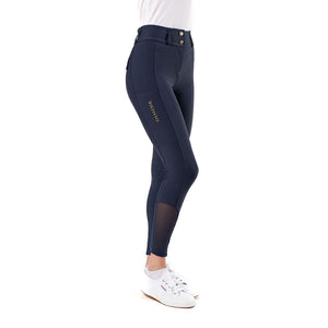 Pantaloni da donna a vita alta con grip al ginocchio "Peonia" D·ISTINTO shop del cavallo