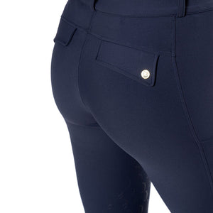 Pantaloni da donna a vita alta con grip al ginocchio "Peonia" D·ISTINTO shop del cavallo