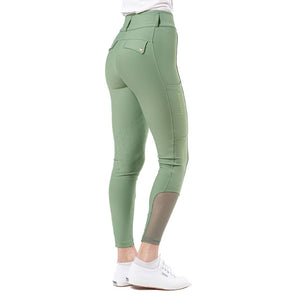 Pantaloni da donna a vita alta con grip al ginocchio "Peonia" D·ISTINTO shop del cavallo