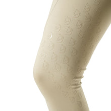 Carica l&#39;immagine nel visualizzatore di Gallery, Leggings da donna con grip al ginocchio beige &quot;Orchidea&quot; D·ISTINTO
