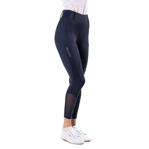 Leggings da donna con grip al ginocchio blu "Orchidea" D·ISTINTO shop del cavallo