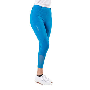 Leggings da donna con grip al ginocchio cobalto "Orchidea" D·ISTINTO shop del cavallo