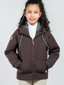 For Horses children's "Briciola" thermal hooded sweatshirt