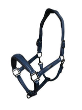 Load image into Gallery viewer, Capezza in pelle Dark Venice Equestrian Stockholm shop del cavallo
