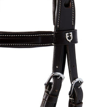 Load image into Gallery viewer, Testiera inglese &quot;Jumping&quot; dark brown Equestro shop del cavallo
