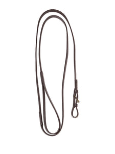 Lunghina in pelle con catena ottonata Equestro shop del cavallo
