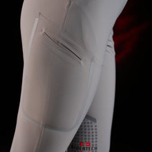 Carica l&#39;immagine nel visualizzatore di Gallery, Pantaloni da donna con grip al ginocchio grigio Ridertech Equestro shop del cavallo
