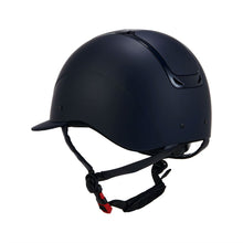 Load image into Gallery viewer, Casco &quot;Frame Wide&quot; blu visiera larga Equestro shop del cavallo
