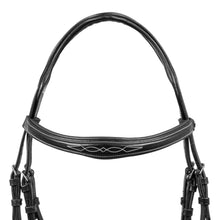 Load image into Gallery viewer, Testiera anatomica Nero con redini Equestro shop del cavallo
