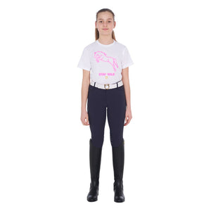 T-shirt da bambina "Stay Wild" Equestro shop del cavallo