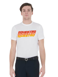 T-shirt da uomo in cotone Equestro shop del cavallo