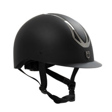 Carica l&#39;immagine nel visualizzatore di Gallery, Casco &quot;Azael&quot; nero-silver Equestro shop del cavallo
