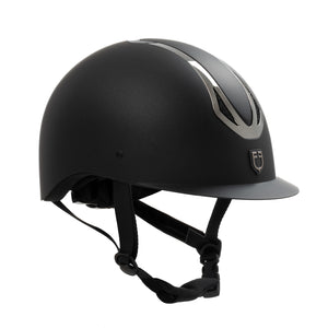 Casco "Azael" nero-silver Equestro shop del cavallo
