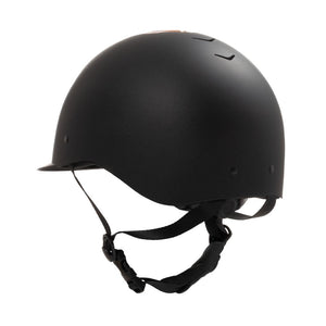 Casco "Azael" nero-rose gold Equestro shop del cavallo