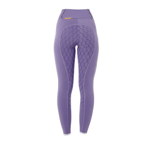 Leggings da bambina "Dahlia Purple" full grip Equestro shop del cavallo