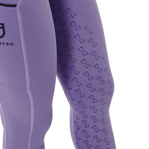 Leggings da bambina "Dahlia Purple" full grip Equestro shop del cavallo