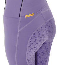 Carica l&#39;immagine nel visualizzatore di Gallery, Leggings da bambina &quot;Dahlia Purple&quot; full grip Equestro shop del cavallo
