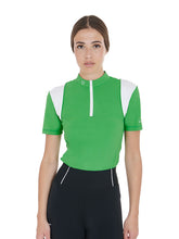 Carica l&#39;immagine nel visualizzatore di Gallery, Polo da donna verde menta Equestro shop del cavallo
