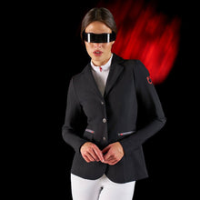 Load image into Gallery viewer, Giacca concorso nera da donna Ridertech Equestro shop del cavallo
