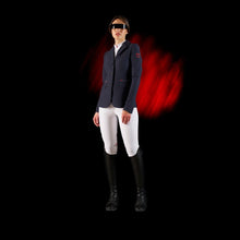 Carica l&#39;immagine nel visualizzatore di Gallery, Giacca concorso blu da donna Ridertech Equestro shop del cavallo
