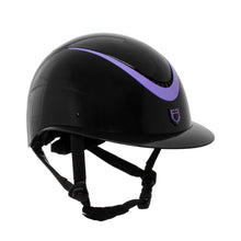 Load image into Gallery viewer, Casco &quot;Galaxy shine&quot; nero-viola Equestro shop del cavallo
