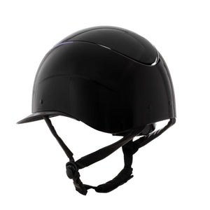 Casco "Galaxy shine" nero-viola Equestro shop del cavallo