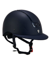 Load image into Gallery viewer, Casco &quot;Frame Wide&quot; blu visiera larga Equestro shop del cavallo
